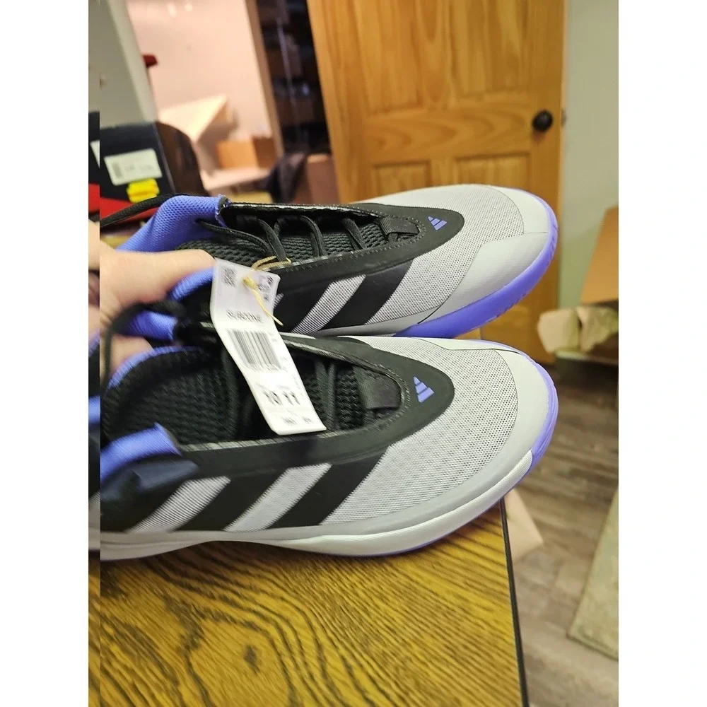 adidas men Subzone‎ Shoes Basketball Purple Gray Mens 10 Womens 11 New